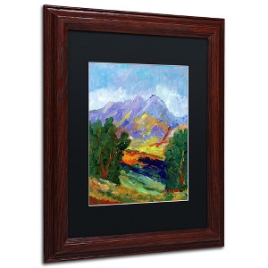Trademark Fine Art -Manor Shadian 'Autumn Amber California North' Matted Framed Art - 1 of 4