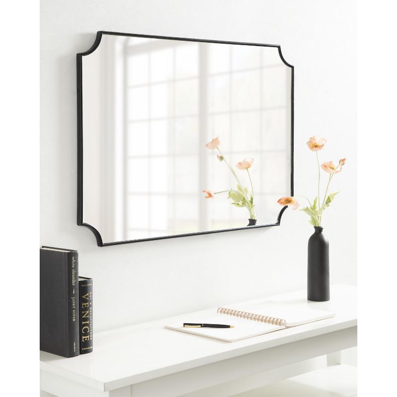 Kate and Laurel Healey Decorative Scallop Wall Mirror, 6 of 9
