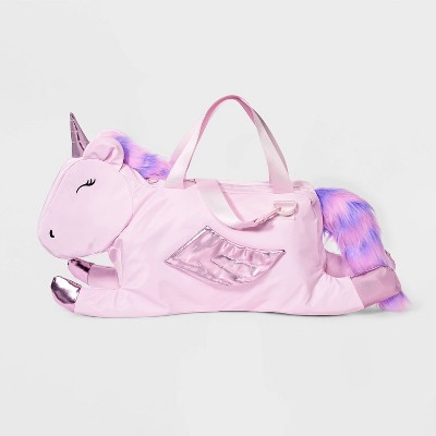Girls' Unicorn Shaped Duffel Bag - Cat & Jack™ Pink