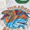 Boys' 3pc Jurassic Park Pajama Set - Orange - 3 of 4