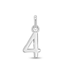Girls' Number Sterling Silver Charms - In Season Jewelry - 1 of 3