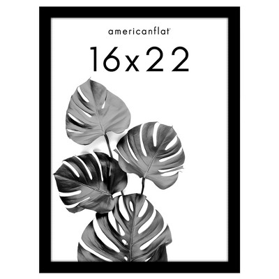 Americanflat Poster Frame - Wooden Picture Frame with Plexiglass Cover
