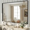 Apmir High-Strength Tempered Glass and Aluminum Alloy Framed French Cleat Mounted Wall Decor Bathroom Vanity Mirror with 5-Year Warranty - 4 of 4