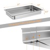 6 Pack Full Size Food Pan, Deep Commercial Catering Hotel Pans, NSF Certified, Stainless Steel Anti-Jamming Steam Table Pan - 2 of 4