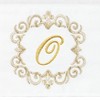 Linum Home Textiles 100% Turkish Cotton MONICA Gold Thread 2PC Embellished Hand Towel Set - 3 of 3