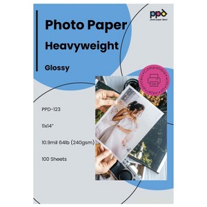 PPD Glossy Photo Paper 11x14" 50 sheets 240 gsm for Inkjet Printers - 1 of 4