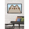 Trends International Pusheen - Blue Surprise Framed Wall Poster Prints - 2 of 4