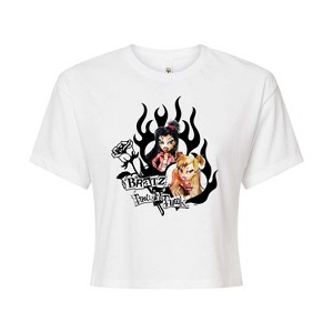 Women's - Bratz - Pretty in Pink Cropped Graphic T-Shirt - 1 of 4