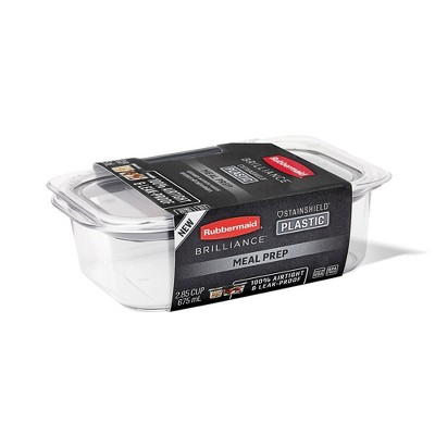 Clear Plastic Meal Prep Containers with Divided Storage, Set of 5