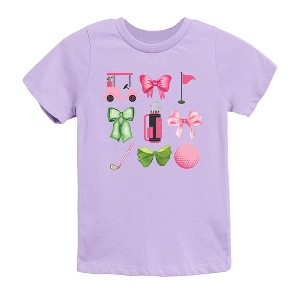 The Juniper Shop Golf Icons Coquette Youth Short Sleeve Tee - 1 of 3