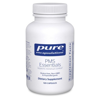 Pure Encapsulations PMS Essentials - Hypoallergenic Supplement Supports Menstrual Comfort, Fatigue, and Helps Lessen Cravings* - 120 Capsules