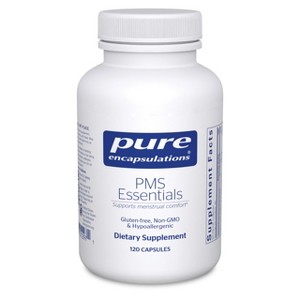 Pure Encapsulations PMS Essentials - Hypoallergenic Supplement Supports Menstrual Comfort, Fatigue, and Helps Lessen Cravings* - 120 Capsules - 1 of 4