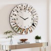 Artloge Round Mirrored Wall Clock Decor - 3 of 4