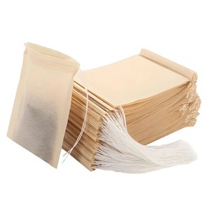 Kitcheniva Unbleached Disposable Tea Infuser Bags 100 Pcs, 1.96” x 2.75” - 1 of 4