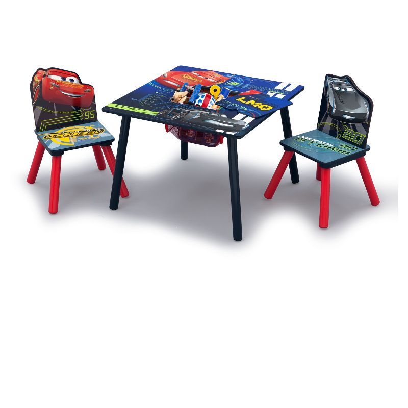 Disney Pixar Cars Kids&#39; Table and Chair Set with Storage - Delta Children, 3 of 7