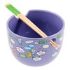 Silver Buffalo Adventure Time Quotes 20-Ounce Ceramic Ramen Bowl and Chopstick Set - 4 of 4