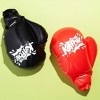 Blue Panda 2 Pairs Inflatable Boxing Gloves, Muay Thai Mitts Kick Training Gloves for Kids, Black & Red - 2 of 4