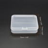 Unique Bargains Square Storage Container with Hinged Lid for Beads Craft 6 Pcs - 2 of 4