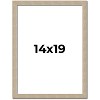 PosterPalooza | 14x19 Thin Barnwood Picture Frame, UV Acrylic, 2 Finishes - Grey and Black - 2 of 4