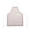 Unique Bargains Christmas Aprons Linen Red Black Beige 21.65"x26.77" 1 Pcs - 4 of 4