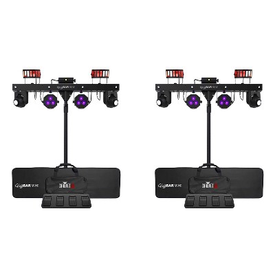 CHAUVET DJ Gig Bar Move 5-in-1 LED Lighting System with 2 Moving Heads,