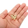 Unique Bargains Metal Round Jewelry Making Gold Filled Spacer Beads 100 Pcs - 4 of 4