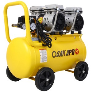 Dexmalle 2.5 HP Silent Air Compressor 13 Gallon - 1 of 4