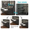 Dog Crate Furniture, Dog Crate for Large Medium Dogs, Wooden Dog Kennel End Table, 37.8" Dog Cage Large Dogs with Wheel & with Flip-Top - 3 of 4