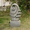 Teamson Home 31" Polyresin 3-Tier Cascading Oval Fountain Gray - 2 of 4