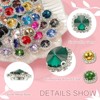 Unique Bargains DIY Craft Clothing Shoe Hat Bag Button Decor Claw Gem Rhinestones 32 Pcs - 3 of 4
