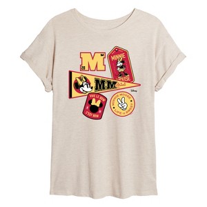 Women's - Disney - Minnie Mouse Oversized Graphic T-Shirt - 1 of 4