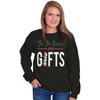 Christmas Tis The Season Presents Sweatshirt for Men or Women Brisco Brands - 4 of 4