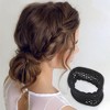 Unique Bargains Durable Mesh Style Hair Rope Black 6pcs - 2 of 3