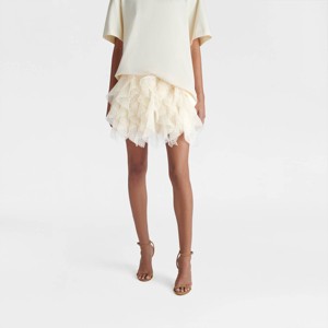 KBB by KAHLANA Women's 'The Ruffle Mini Skirt' - 1 of 2