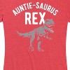 Women's - Instant Message - Auntie-Saurus Short Sleeve Graphic T-Shirt - 2 of 4