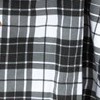 plaid black & white