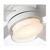 Luminance Kathy Ireland Home Lucere 52" Ceiling Fan Satin White, Integrated LED Uplight & Downlight, 6-Speed Wall Control - 2 of 4