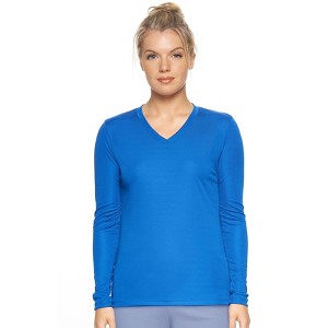 Expert Brand USA-Made DriMax™ Women's Athletic V-Neck Long Sleeve - 1 of 4