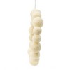 Whisen 6.7" Cream Ball Wreath, Christmas Tree Ornaments for Holiday Party Decorations, Set of 6 - Cream - 3 of 4