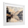 Stupell Industries Brushed Mountain Reflection Framed Print Under Glass - 2 of 4