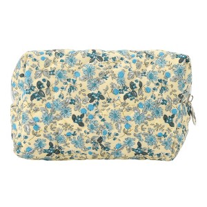 Unique Bargains Women Portable Floral Quilting Makeup Bag 1 Pc - 1 of 3