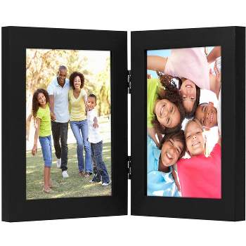 Americanflat Hinged Picture Frame with tempered shatter-resistant glass - Available in a variety of sizes and styles