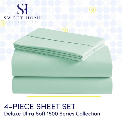 Mint Twin XL Deep Pocket Microfiber Sheet Set