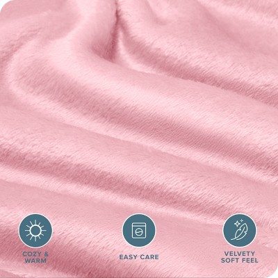 Ultra Soft Light Pink Microplush Twin XL Sheet Set