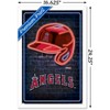 Trends International MLB Los Angeles Angels - Neon Helmet 23 Framed Wall Poster Prints - 3 of 4