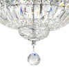 CWI Lighting Stefania 3 Light Bowl Flush Mount With Chrome Finish - 4 of 4
