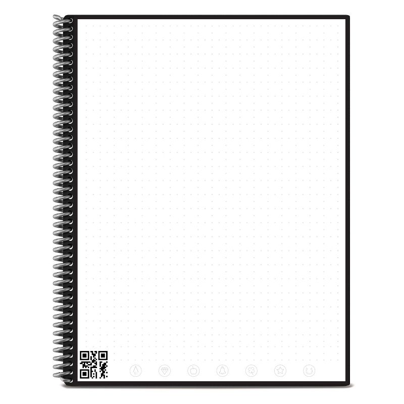Core Smart Spiral Reusable Notebook Dot-Grid 32 pages 8.5"x11" Letter Size Eco-friendly - Rocketbook, 4 of 13