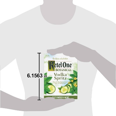 Ketel One Botanical Cucumber & Mint Vodka Spritz - 4pk/355ml Cans