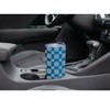 Elanze Designs Blue & Pink Moroccan Tile Motif Wrap-Around Design 20 Ounce Stainless Steel On-The-Go Coffee Mug, Thermal Travel Tumbler with Leak - 3 of 4