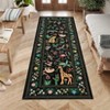 Coolmee  Machine Washable Modern Area Rug, Stain Resistant, Non Slip Rugs for Living Room, Bedroom, Hallway, Entryway & OfficeKhaki - 4 of 4